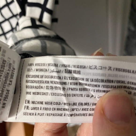 Viscose Abercrombie and Fitch dress size M - Picture 5 of 6